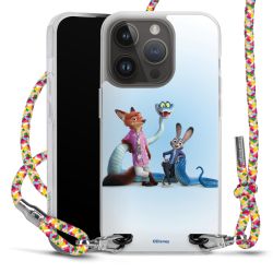 New Carry Case Transparent Stoff colourful/silber