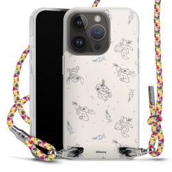 New Carry Case Transparent Stoff colourful/silber