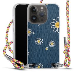 New Carry Case Transparent Stoff colourful/silber