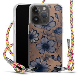 New Carry Case Transparent Stoff colourful/silber