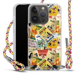 New Carry Case Transparent Stoff colourful/silber