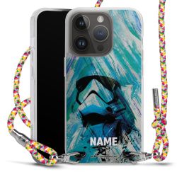 New Carry Case Transparent Stoff colourful/silber