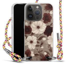 New Carry Case Transparent Stoff colourful/silber