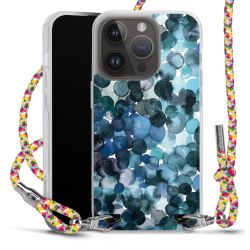 New Carry Case Transparent Stoff colourful/silber