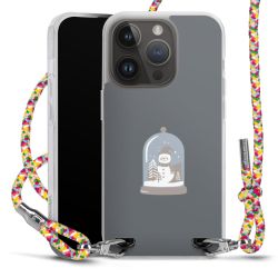 New Carry Case Transparent Stoff colourful/silber