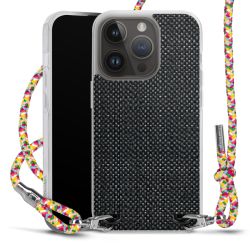 New Carry Case Transparent Stoff colourful/silber