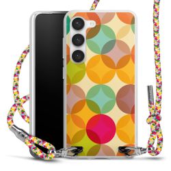 New Carry Case Transparent Stoff colourful/silber