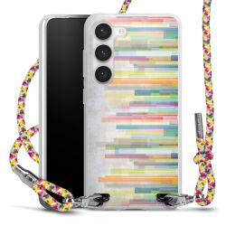 Carry Case Transparent Fabric colourful