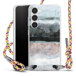 New Carry Case Transparent Stoff colourful/silber