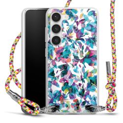 New Carry Case Transparent Stoff colourful/silber