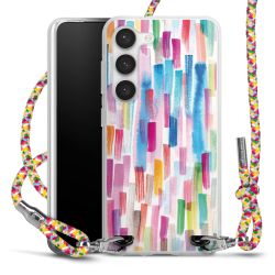 Carry Case Transparent Fabric colourful