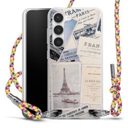 New Carry Case Transparent Stoff colourful/silber