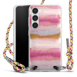 New Carry Case Transparent Stoff colourful/silber