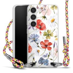 Carry Case Transparent Fabric colourful