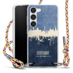 New Carry Case Transparent Stoff colourful/silber