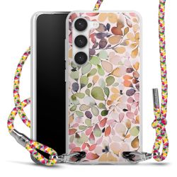 New Carry Case Transparent Stoff colourful/silber