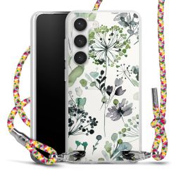 New Carry Case Transparent Stoff colourful/silber