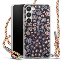 New Carry Case Transparent Stoff colourful/silber