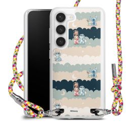 New Carry Case Transparent Stoff colourful/silber