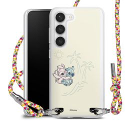 New Carry Case Transparent Stoff colourful/silber