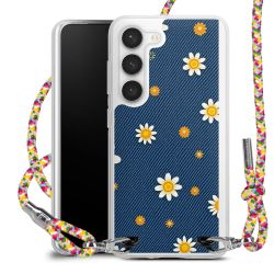 New Carry Case Transparent Stoff colourful/silber