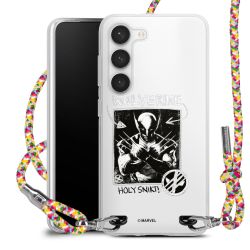 New Carry Case Transparent Stoff colourful/silber