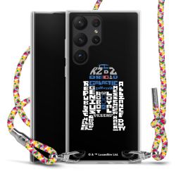 New Carry Case Transparent Stoff colourful/silber