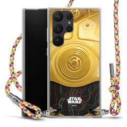 New Carry Case Transparent Stoff colourful/silber