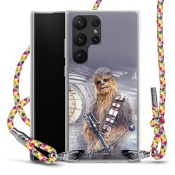 New Carry Case Transparent Stoff colourful/silber