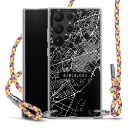 New Carry Case Transparent Stoff colourful/silber