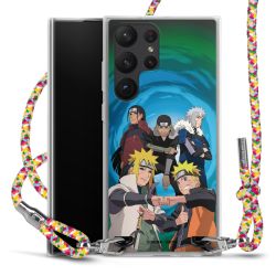 New Carry Case Transparent Stoff colourful/silber