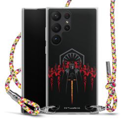 New Carry Case Transparent Stoff colourful/silber