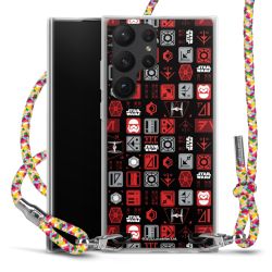 New Carry Case Transparent Stoff colourful/silber