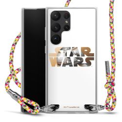 New Carry Case Transparent Stoff colourful/silber