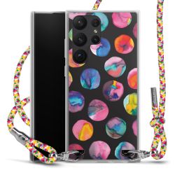 Carry Case Transparent Fabric colourful