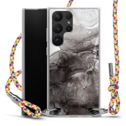 New Carry Case Transparent Stoff colourful/silber