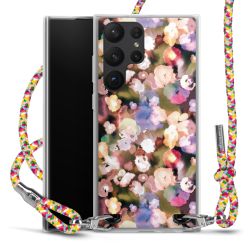 Carry Case Transparent Fabric colourful