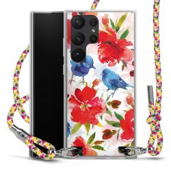 Carry Case Transparent Fabric colourful