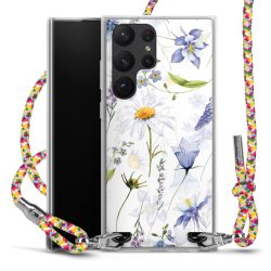 New Carry Case Transparent Stoff colourful/silber