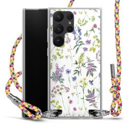 New Carry Case Transparent Stoff colourful/silber