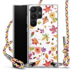 New Carry Case Transparent Stoff colourful/silber