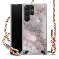 New Carry Case Transparent Stoff colourful/silber