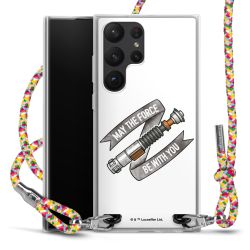 New Carry Case Transparent Stoff colourful/silber