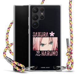 New Carry Case Transparent Stoff colourful/silber