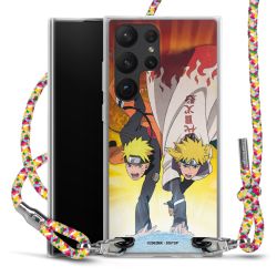 New Carry Case Transparent Stoff colourful/silber