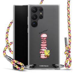 New Carry Case Transparent Stoff colourful/silber