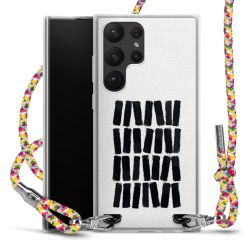 New Carry Case Transparent Stoff colourful/silber