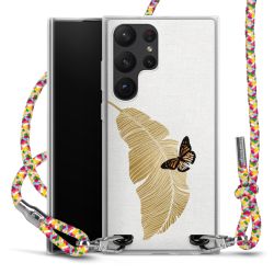 New Carry Case Transparent Stoff colourful/silber