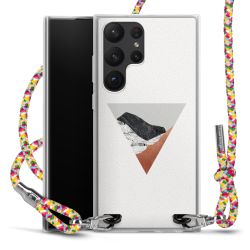 New Carry Case Transparent Stoff colourful/silber