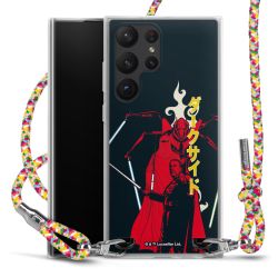 New Carry Case Transparent Stoff colourful/silber